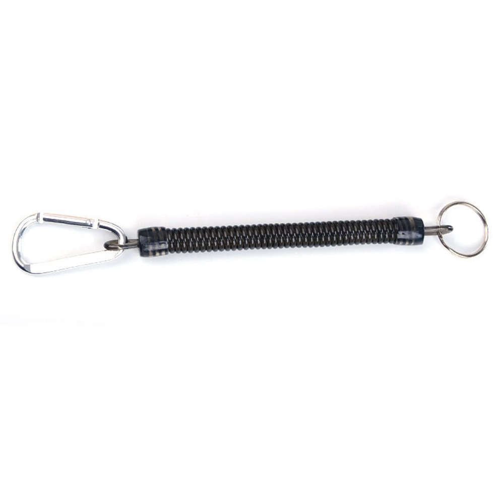 TOPIND Lanyards Safety Rope Wire Coiled Tether and Carabiner