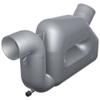 VETUS NLP60 Plastic Waterlock, 2.4" Rotatable view 1