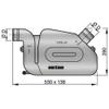 VETUS NLP60 Plastic Waterlock, 2.4" Rotatable view 2