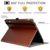 Ztotop Case for iPad Air 3rd Generation 2019/iPad Pro 10.5 Inch 2017, Premium PU Leather Business Folding Stand Folio Cover for iPad Air 3 Gen, Brown view 2