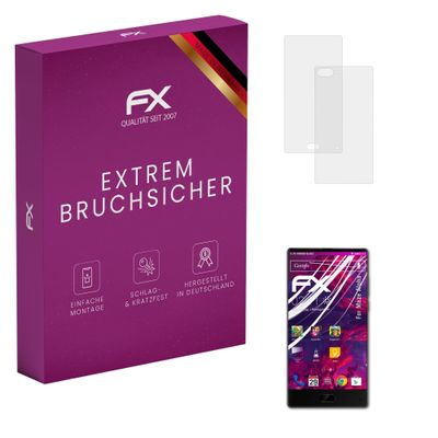 atFoliX Plastic Glass Protective Film compatible with Maze Alpha, 9H Hybrid-Glass FX Screen Protector (Set of 1)