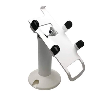 Discount Credit Card Supply Swivel and Tilt First Data FD-35 & Clover FD-40 Terminal Stand, Screw-in and Adhesive (White)