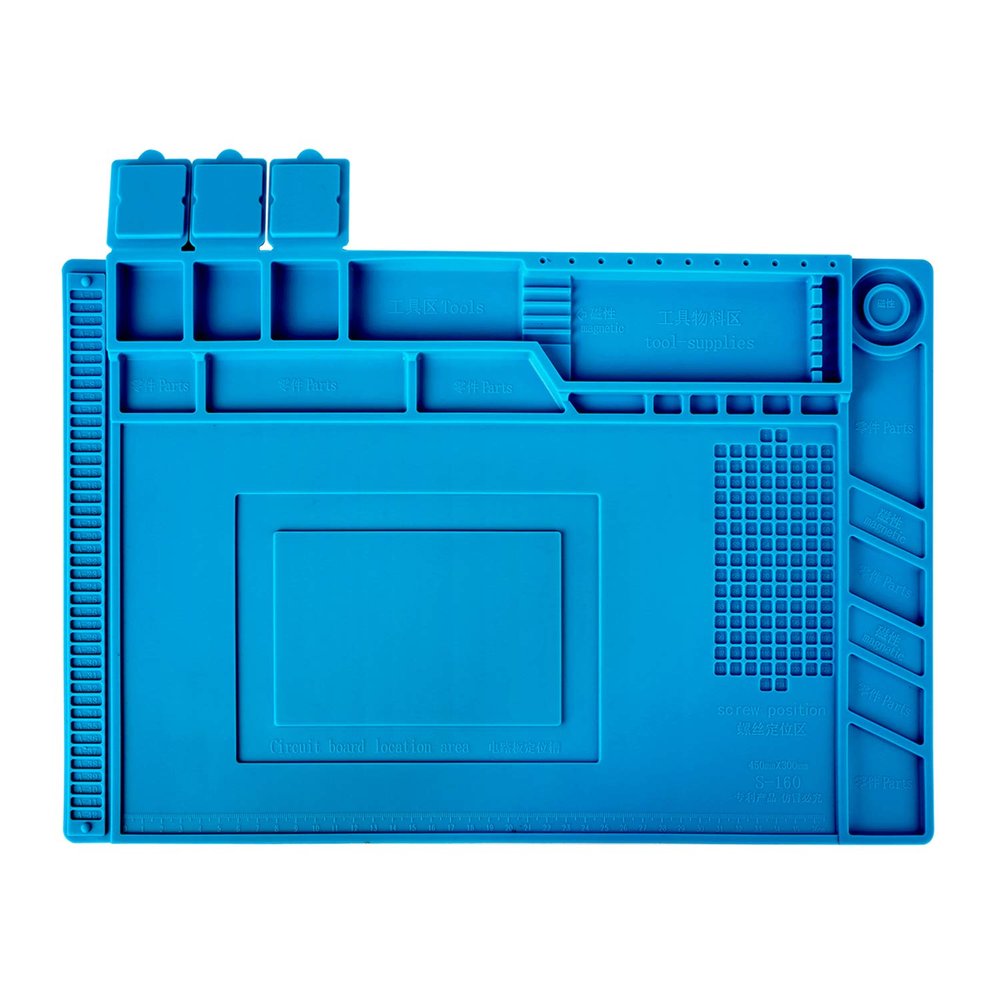 Kaisi S160 Soldering Mat Insulation Silicone Magnetic Repair Work Mat