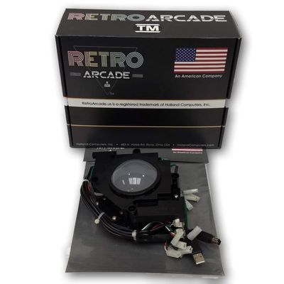 RetroArcade.us Track Ball 3 inch Arcade Game Trackball for PC or MAC USB, PS2 and Jamma + Mame Systems