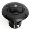 6 1/2" 2-Way Waterproof Black Marine Speaker - 6.5 Inch Integral Grill RV Boat view 3