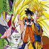 Great Eastern Entertainment 81176 Dragon Ball Z Goku & Villains Special Edition Wall Scroll view 1