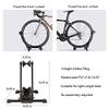 Sports Foldable Alloy Bicycle Stand Bike Floor Parking Rack Steady Wheel Holder Fit 20"-29" BikesIndoor Home Garage Cycling Storage Organizer Cycle Tires Rack Holder for Mountain and Road Bike view 2