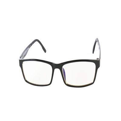 EYES PC Blue Light glasses, Style 782 Black, +0.0 power. Reduce Digital Eyestrain. Blue Light Blocking up to 100% of Hazardous HEV Blue Light from LED screens. Reduces Digital Eye Strain.