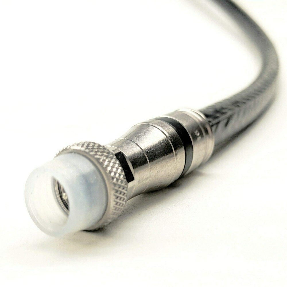 100ft Black 3X Shields Direct Burial Underground RG-11 COAXIAL Cable 14AWG 75 Ohm Gel Braided Anti Moisture & Condensation Weather Seal All Brass CONNECTORS Assembled in USA