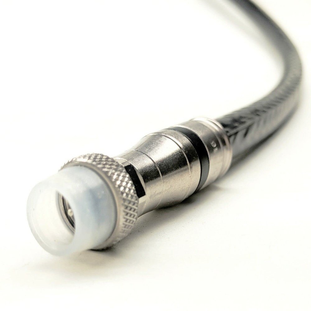 130ft Black 3X Shields Direct Burial Underground RG-11 COAXIAL Cable 14AWG 75 Ohm Gel Braided Anti Moisture & Condensation Weather Seal All Brass CONNECTORS Assembled in USA