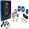 Rockville RW8CA Bundle: 8 in 600-Watt Low Profile Under-Seat Powered Car Subwoofer, RWK10 10-Gauge Complete Amplifier Installation Kit with 100% Copper RCA and ANL Fuse Holder, 2-Items view 1