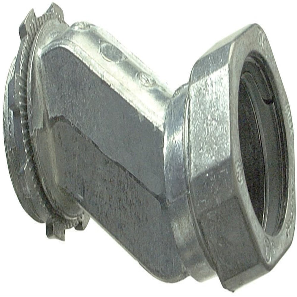 Halex adalet .50in. Zinc Offset Connector 03905