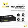Muxlab 5x1 HDMI/HDBT Presentation Switch | Versatile 5-in-1 Scaler & Switcher for Professional AV Systems| HDMI, VGA, Composite Video, Component Video view 2