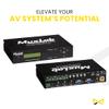 Muxlab 5x1 HDMI/HDBT Presentation Switch | Versatile 5-in-1 Scaler & Switcher for Professional AV Systems| HDMI, VGA, Composite Video, Component Video view 3