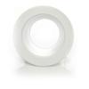 4 Inch Light White Stepped Baffle Trim - for 4" Recessed Can, Fits Halo/Juno Remodel Housing, Four Bros Lighting SB4/WHT, 6 Pack (White) view 3
