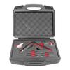 M7 1/4"" Pneumatic Drill Reversible Tool Kit with 5 Metric Drill Bits (QE-323N) view 1