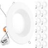Sunco 12 Pack 5/6 in. LED Baffle Retrofit Downlight,13W, Dimmable view 1