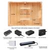 MobileVision 10-Port Bamboo Charging Station Includes 2 Powermod 6 USB Port Chargers for Smartphones & Tablets view 4