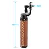 CAMVATE Quick Release Wooden Hand Grip with M6 ARRI Rosette Connection & NATO Clamp Adapter (Left Side) view 2