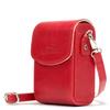 MegaGear Premium Leather Camera Case with Strap for Samsung WB350F - Protective Cover, Convenient Access, Stylish Design - Red view 4