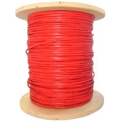 1000ft Orange Plenum 2 Fiber Dist. Fiber Optic Cable, 50/125, OM2 - by SuperEcable