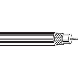 100' Belden 8214 11 AWG PVC Jacket Foam Polyethylene Insulation RG8/U Black Bare Copper 75 Ohm Coax Cable