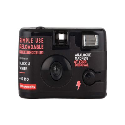 Lomography Simple Use Reloadable Film Camera Black & White Film
