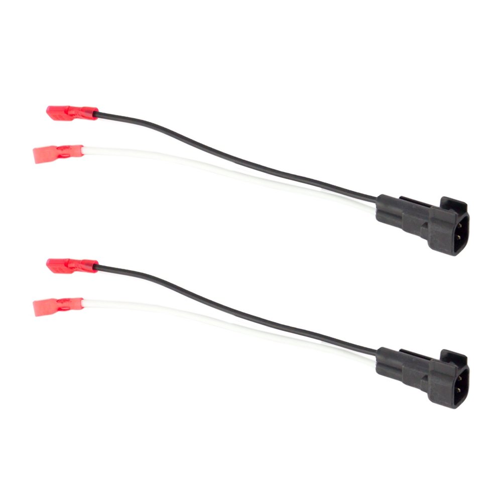 Enrock Automotive EFDSH98UP Pair 16 Gauge Speaker Harness Adapter W/Red Bullet for Select Ford Vehicles 1998-Up