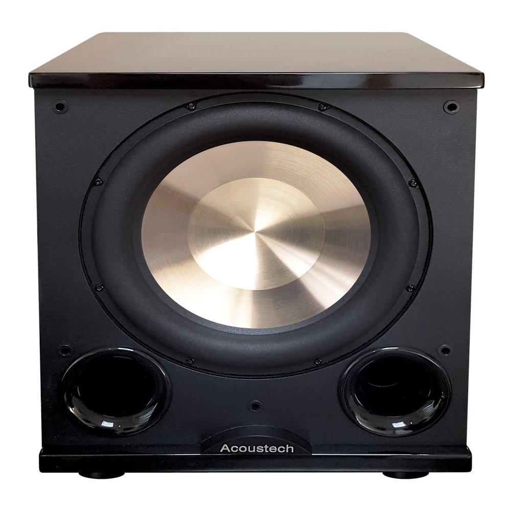 BIC America PL-200II Acoustech PL-200 II Indoor 250-Watt-Continuous Powered Subwoofer, Black