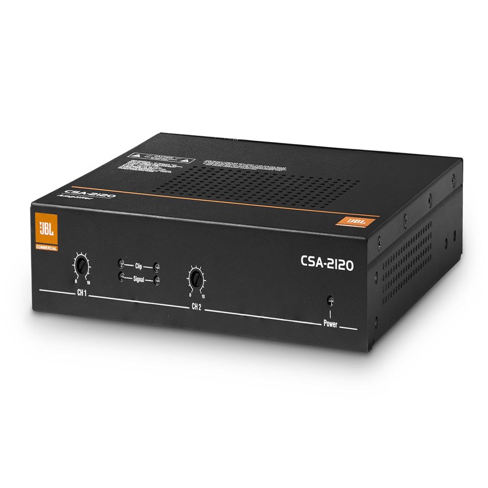 JBL Professional CSA2120 Commercial Series Two-Channel 120W Power Amplifier