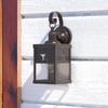 VAXCEL Ranger 13 in. H 1-Light Burnished Bronze Rustic Star Outdoor Wall Sconce Made of Durable Steel, Clear Seeded Glass Shade, LED Compatible, Use for Exterior Porch Patio Front Door or Garage view 2