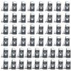 EXMAX EXG-108 Wireless Portable Pocket DSP FM Stereo Radio Digital Receiver with Mini LCD Clock Earphone for Tour Guide System Teaching Meeting - 50 Pack (Gray) view 1