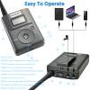 EXMAX EXG-108 Live Translator Device Wireless Microphone FM Radio Broadcast System for Social Distancing Tour Guide Teaching Meeting Training Church Parking Lot 1 Transmitter & 30 Receivers (Gray) view 4
