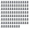 EXMAX EXG-108 Wireless Portable Pocket DSP FM Stereo Radio Digital Receiver with Mini LCD Clock Earphone for Tour Guide System Teaching Meeting - 100 Pack (Gray) view 1