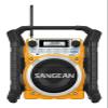 Sangean Portable Bluetooth Water Resistant Ultra Rugged AM/FM/NOAA Emergency Weather Channel Radio Receiver with Large Easy to Read Backlit LCD Display view 1