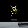 JS Artworks Marlin Jumping Fish Vinyl Decal Sticker (Yellow) view 1