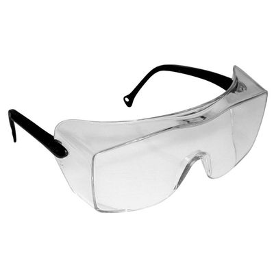 3M Company OX Protective Eyewear 2000, 12163-00000-20 Clear Anti-Fog Lens, Black Temple