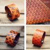 Custom Leather Camera Strap, Handmade personalized gift, DSLR camera strap, Custom name initials, GPS coordinates, Aztec view 3