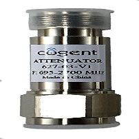 Cogents 3dB attenuator N-Type (Male/Female) Supporting Frequency Range of DC-3000 MHz with an Average Power Rating of 5 watts