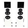 Rockville TM80W Powered Home Theater Tower Speaker System, White, 800W, 8" Subwoofers, Bluetooth, USB/SD Playback, FM Radio, Remote Control, Karaoke Ready, Perfect for Home Entertainment view 2