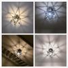 BLMM Clear Glass Star Flush Mount Moravian 8'' Star Ceiling Light Shade with E26 Bulb Close to Ceiling Light Fixtures for Indoor Restaurant Cafe Loft Bar Living Study Room Corridor Aisle (20cm) view 3