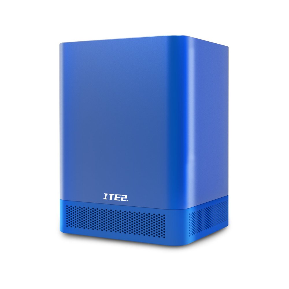 ITE2 2 Bay NAS NE-201- Network Attached Storage - Mini PC - Personal Cloud Storage - Intel Celeron 3955U Dual Core - 8GB DDR4-128GB SSD