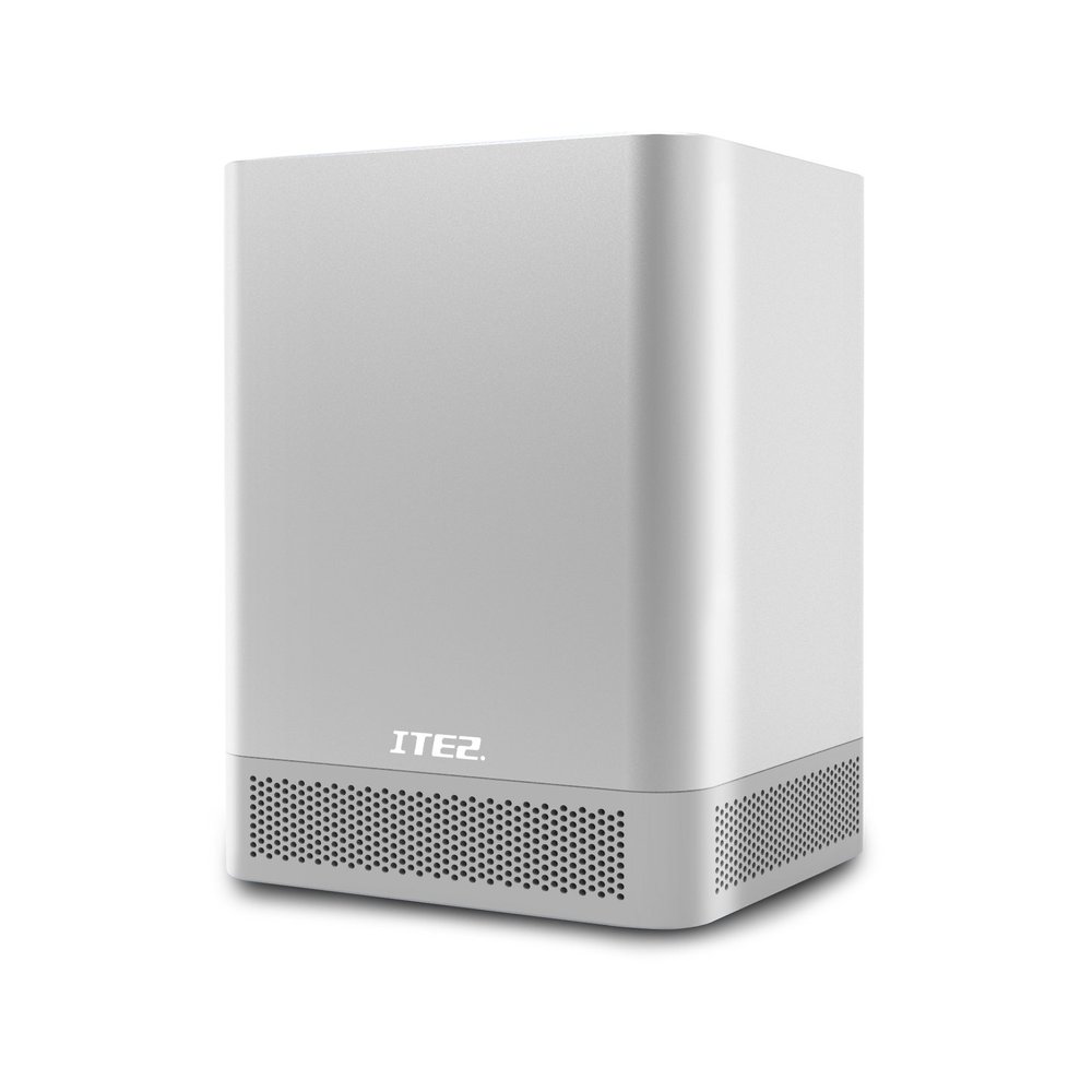 ITE2. 2 Bay NAS NE-201- Network Attached Storage - Mini PC - Personal Cloud Storage - Intel Celeron 3955U Dual Core - 8GB DDR4-128GB SSD