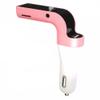 PolarLander 4-in-1 Car Kit MP3 Player Hands Free Wireless Bluetooth FM Transmitter G7 + AUX Modulator SD USB LCD Car Accessories Pink view 1