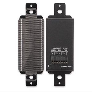 Radio Design Labs RDL Decora-Style Active Loudspeaker - Stainless Steel - Installer Level Adjust (DS-PSP1F)