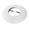 PROCURU [6-Pack] 6" Open Metal Ring Trim for Recessed Can Lights - for BR30, PAR30, LED, Incandescent, CFL, Halogen (White (6-Pack)) view 2