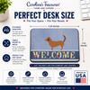 Caroline's Treasures BB8270MP Alpine Dachsbrake Welcome Mouse Pad, Hot Pad or Trivet, Blue for Home Office Gaming Working Computers Laptop Mouse Mat,Washable Large Mousepad view 2