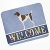 Caroline's Treasures BB8283MP German Shorthaired Pointer Welcome Mouse Pad, Hot Pad or Trivet, Blue for Home Office Gaming Working Computers Laptop Mouse Mat,Washable Large Mousepad view 1