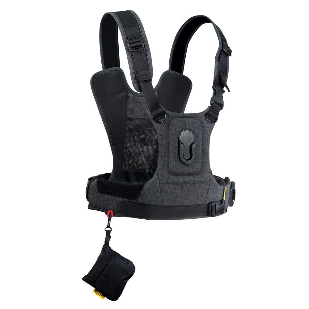 Cotton Carrier CCS G3 Camera Harness System for One Camera, Grey, 1 Camera