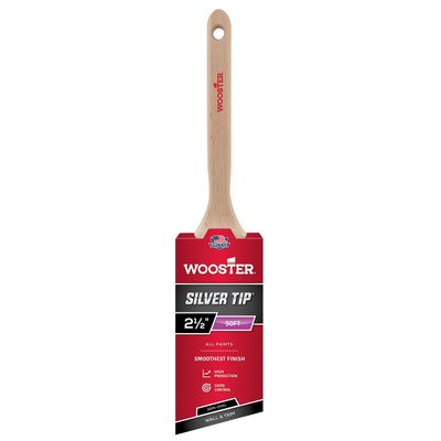 Wooster 5228-2  Silver Tip Semi-Oval Angle Sash Brush, 2.5 Inch